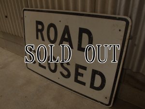 画像2: Road Closed/ロードサイン
