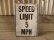 画像1: speed limit 5 mph /ロードサイン (1)