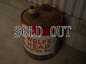 画像1: Wolf's head motor oil/oil cans