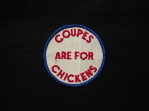 画像1: Coupes are for chickens /blue/red