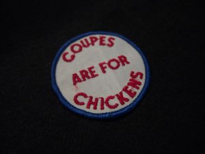 画像2: Coupes are for chickens /blue/red