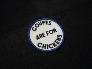 画像2: Coupes are for chickens /blue/black