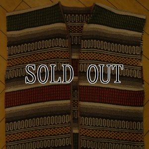画像2: Vintage Mexican rug Vest