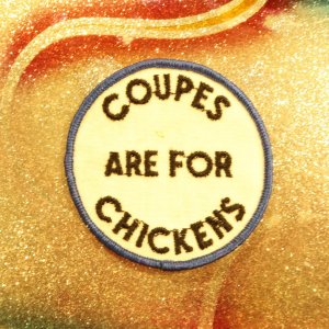 画像1: Coupes are for chickens /blue/black