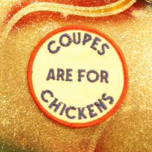 画像1: Coupes are for chickens /blue/red