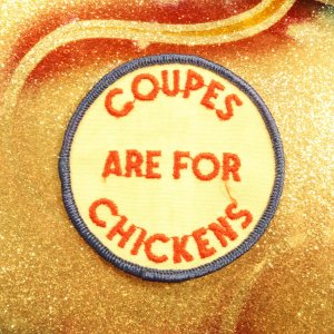 画像1: Coupes are for chickens /red/blue