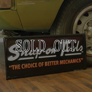 画像1: SNAP ON/The Choice of  Better Mechanics/Sign