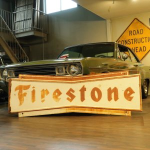 画像1: Firestone Sign