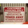 画像1: Customer Parking Only sign (1)