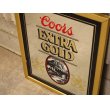 画像2: COORS EXTRA GOLD/パブミラー・壁掛け (2)