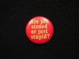 画像: Are you stoned or just stupid?/red