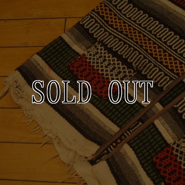 画像3: Vintage Mexican rug Vest (3)