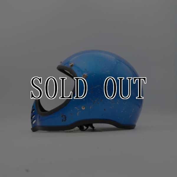 画像2: 70s Motocross Helmet/Blue (2)