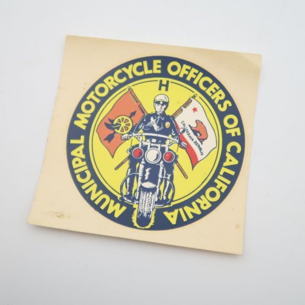 画像1: 60s Municipal Motorcycle Officers of california (1)
